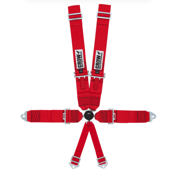 Crow Safety Gear SFI-16.1 6-Way Kam Lock Driver Restraint Harness
