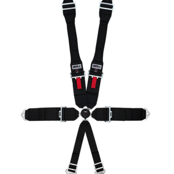 Crow Safety Gear SFI-16.5 Camlock Driver Restraint Harness 6-Point - NEW!